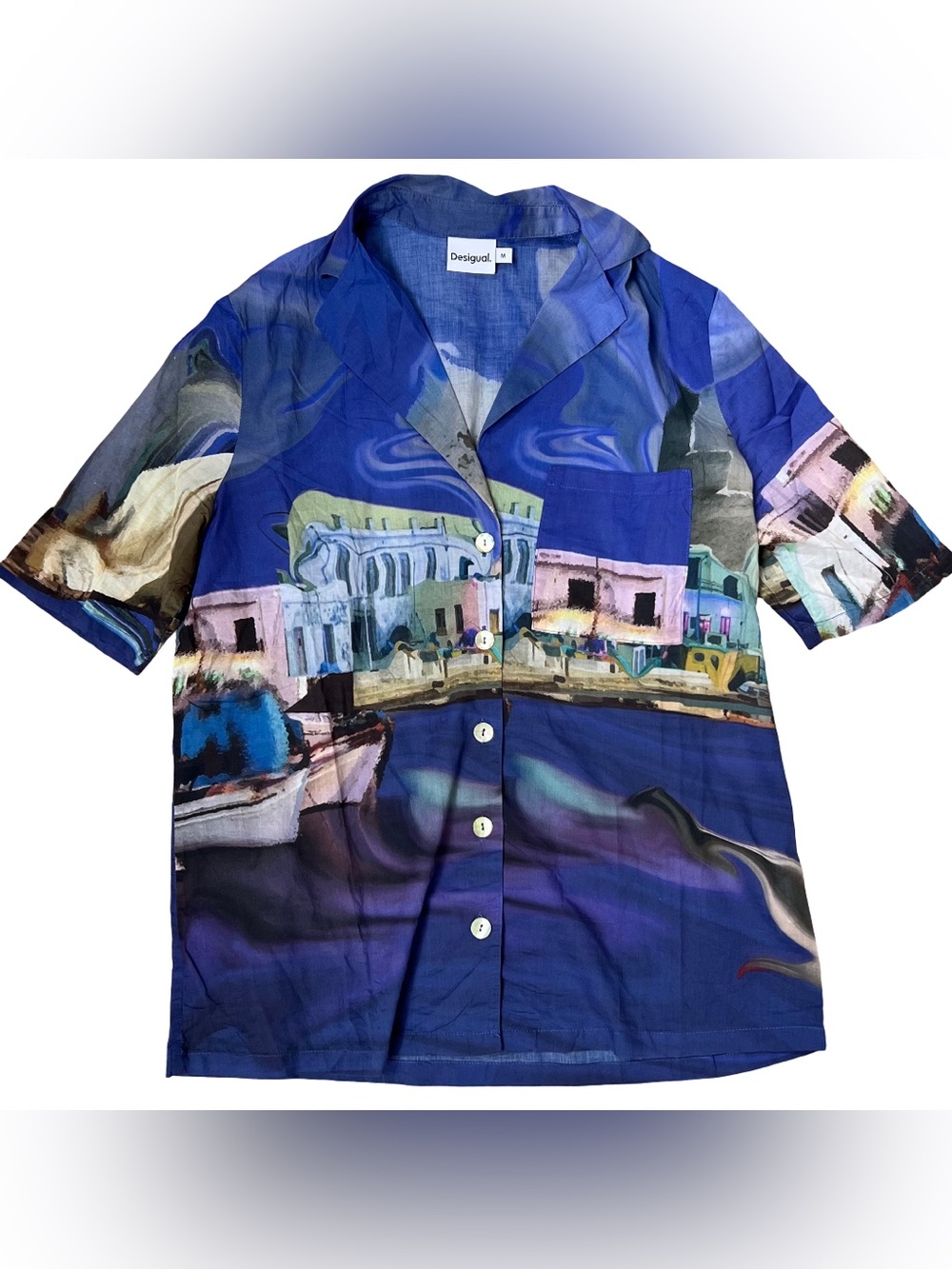 Desigual by C. Lacroix Resort Button Down Women’s Shirt